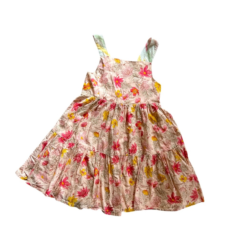 Cupcakes & cashmere tiered floral sleeveless dress Sz 6